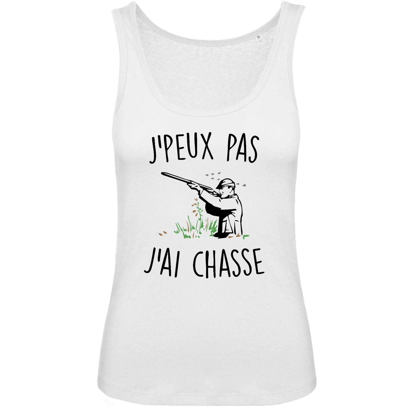 Débardeur Femme J'peux pas j'ai chasse