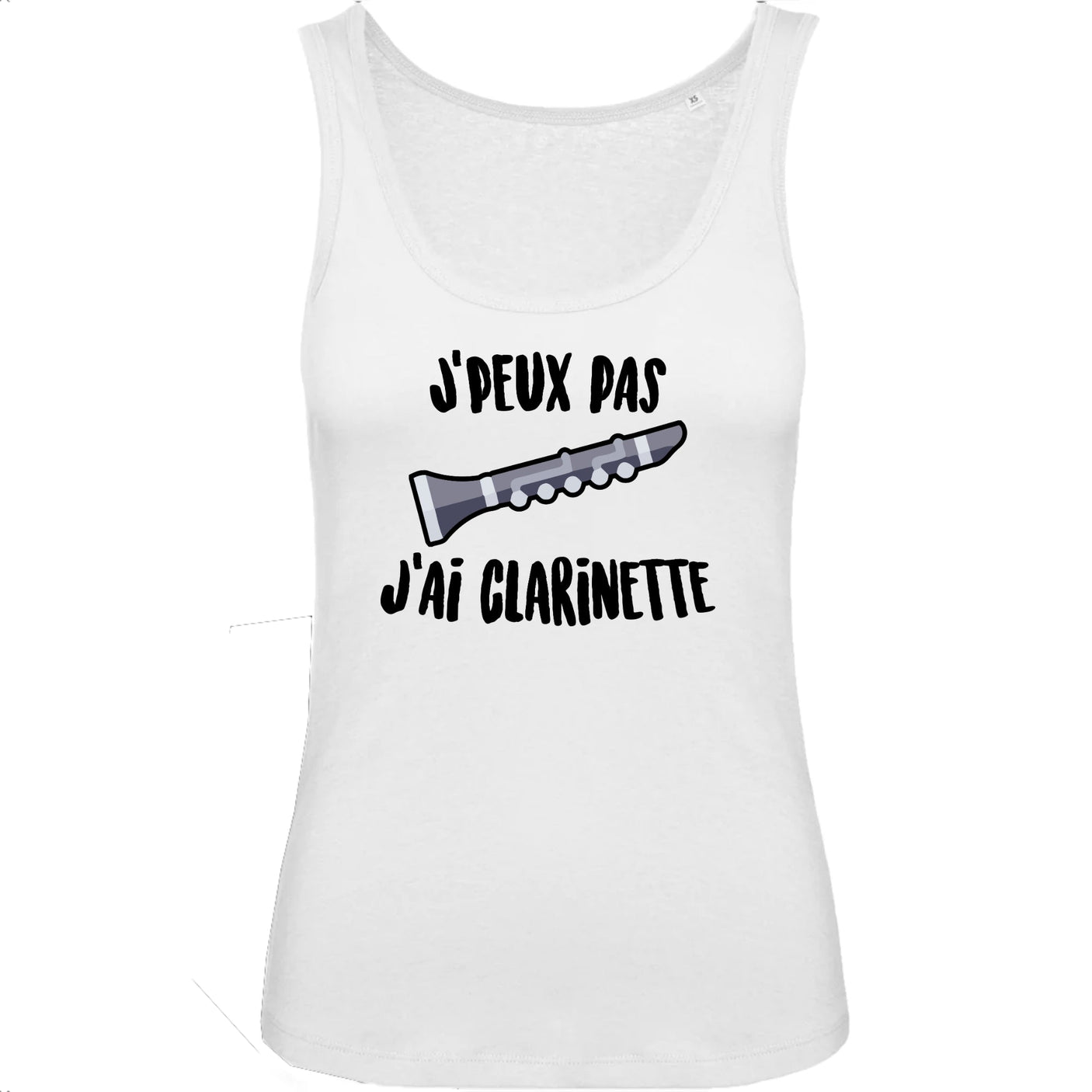 Débardeur Femme J'peux pas j'ai clarinette