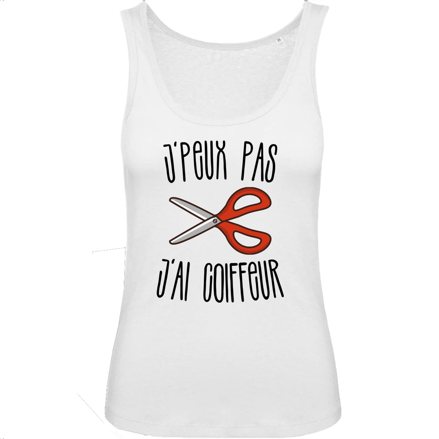 Débardeur Femme J'peux pas j'ai coiffeur