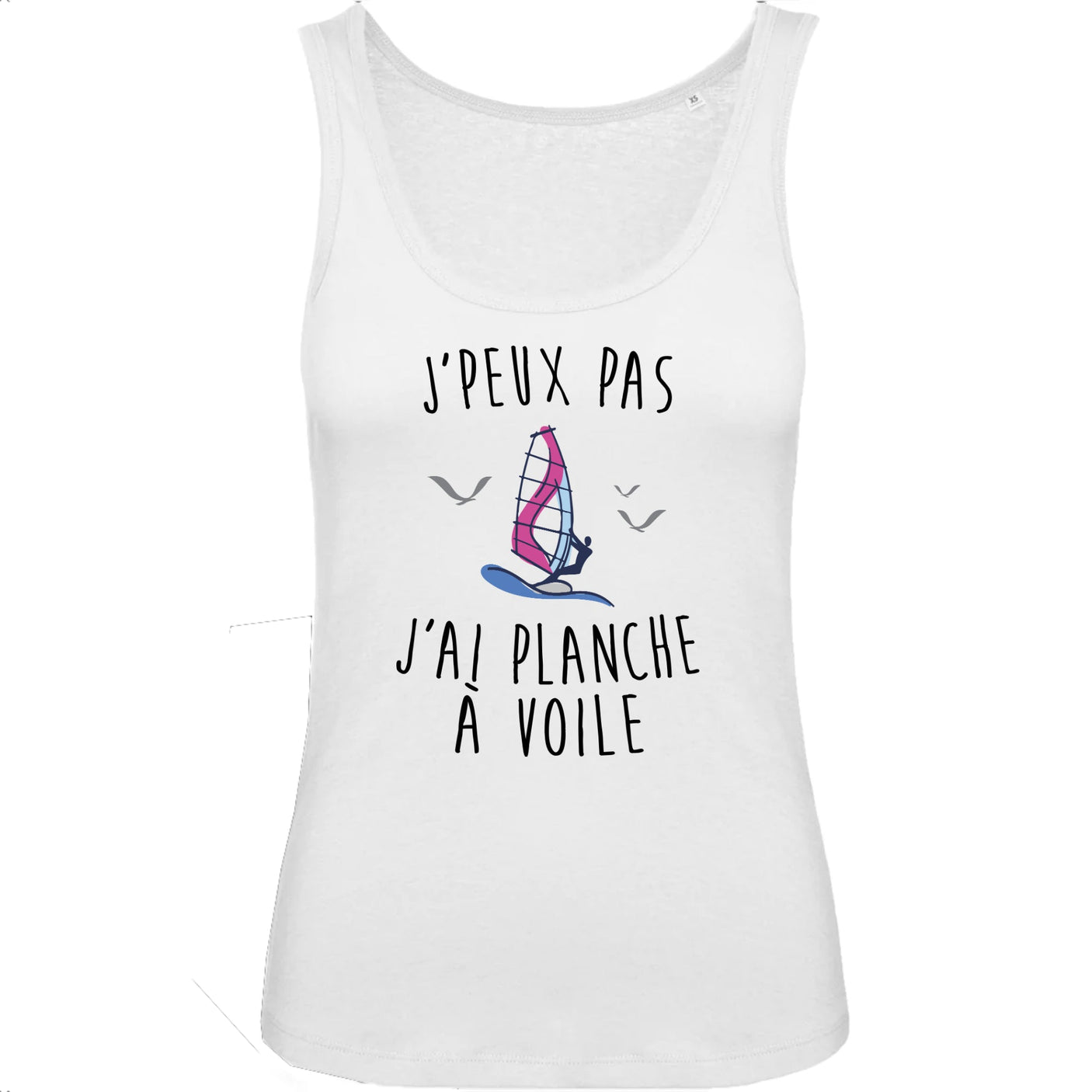 Débardeur Femme J'peux pas j'ai planche à voile