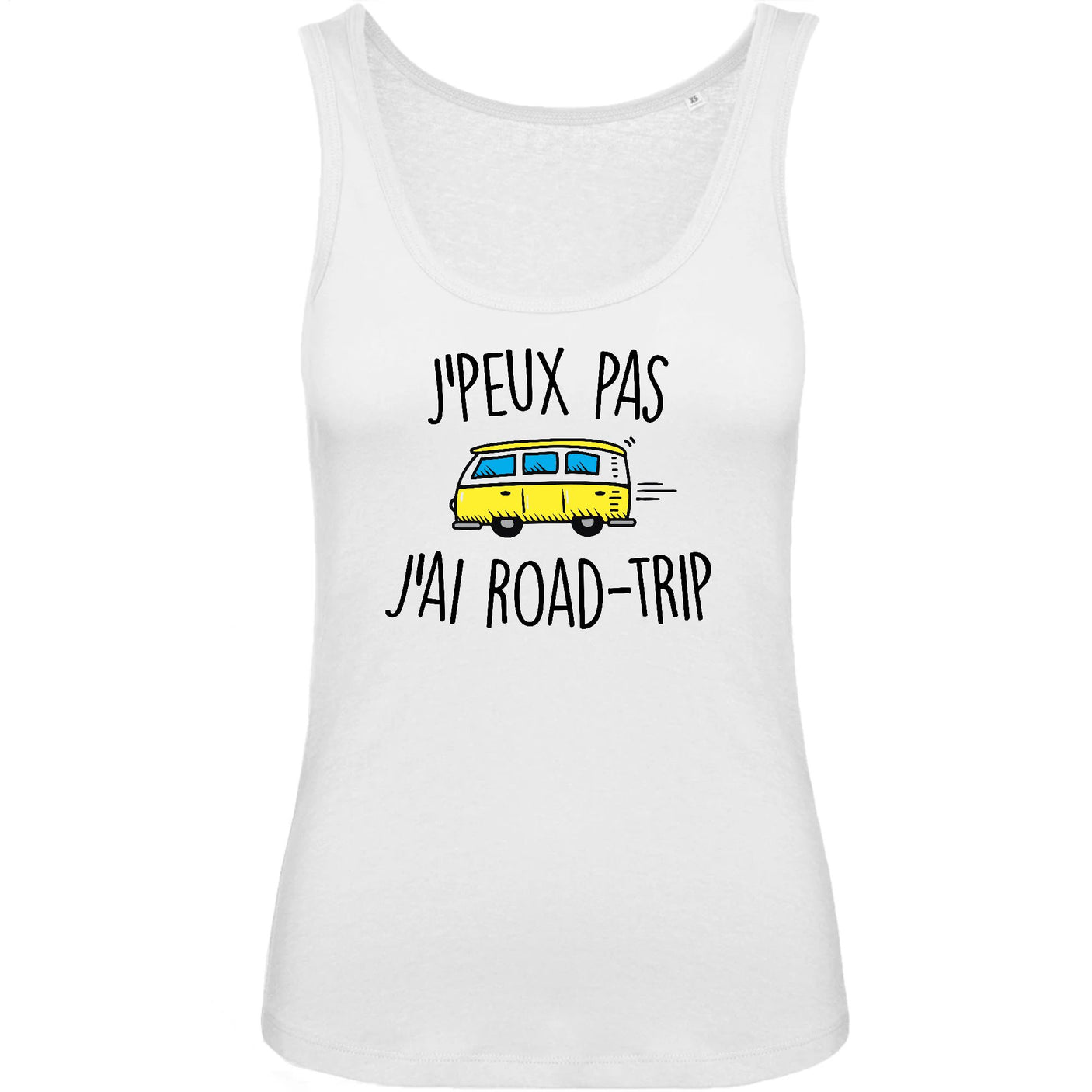 Débardeur Femme J'peux pas j'ai road-trip