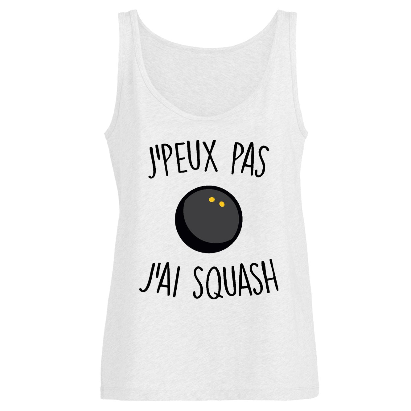 Débardeur Femme J'peux pas j'ai squash