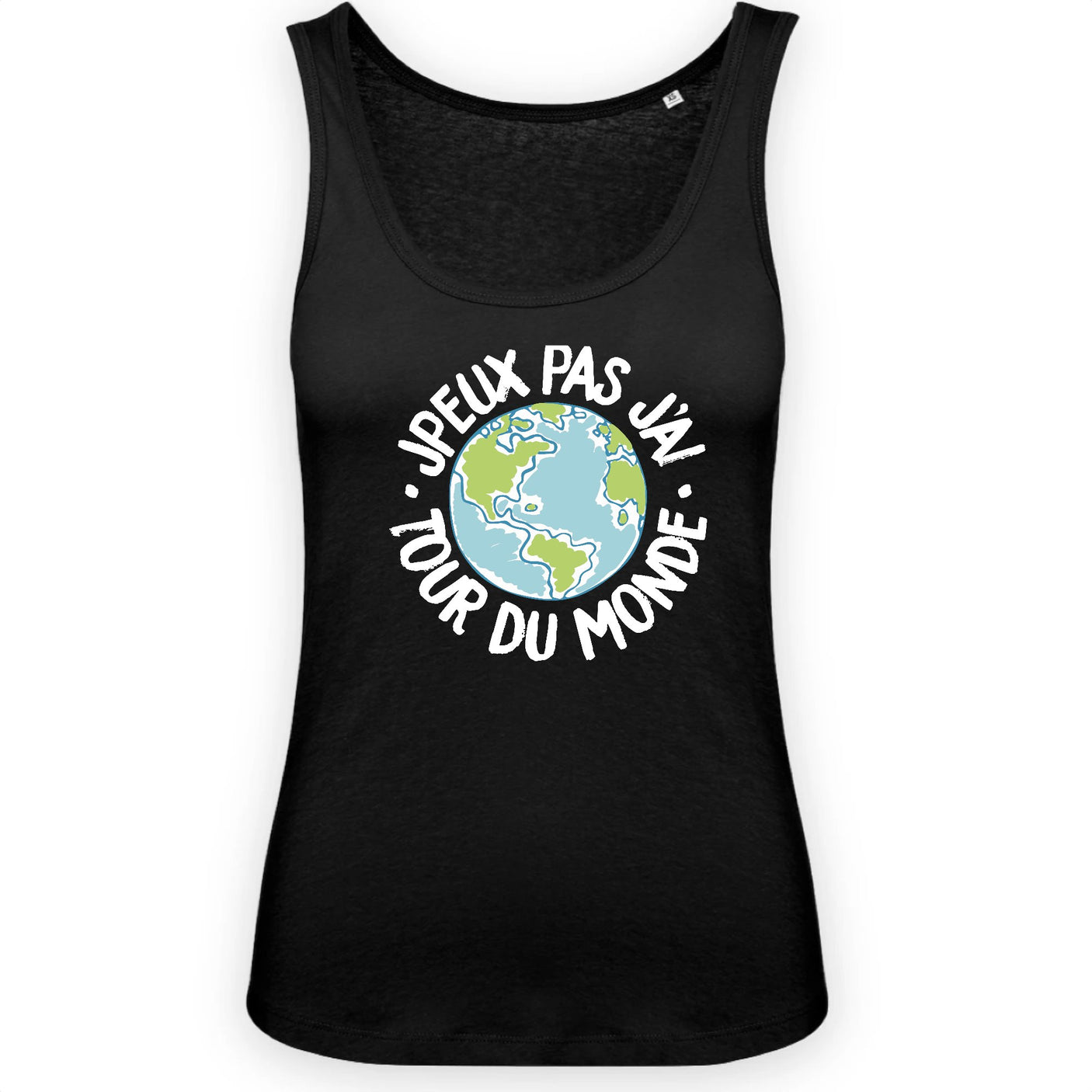 Débardeur Femme J'peux pas j'ai tour du monde