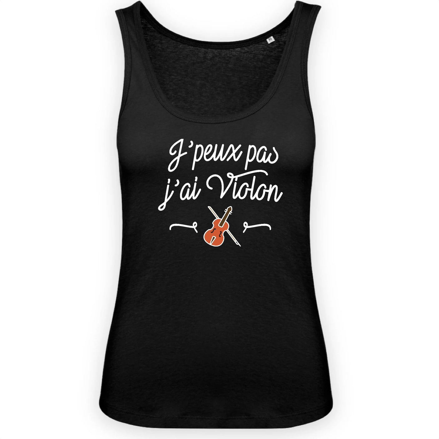 Débardeur Femme J'peux pas j'ai violon