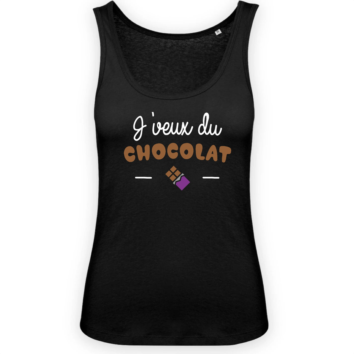Débardeur Femme J'veux du chocolat