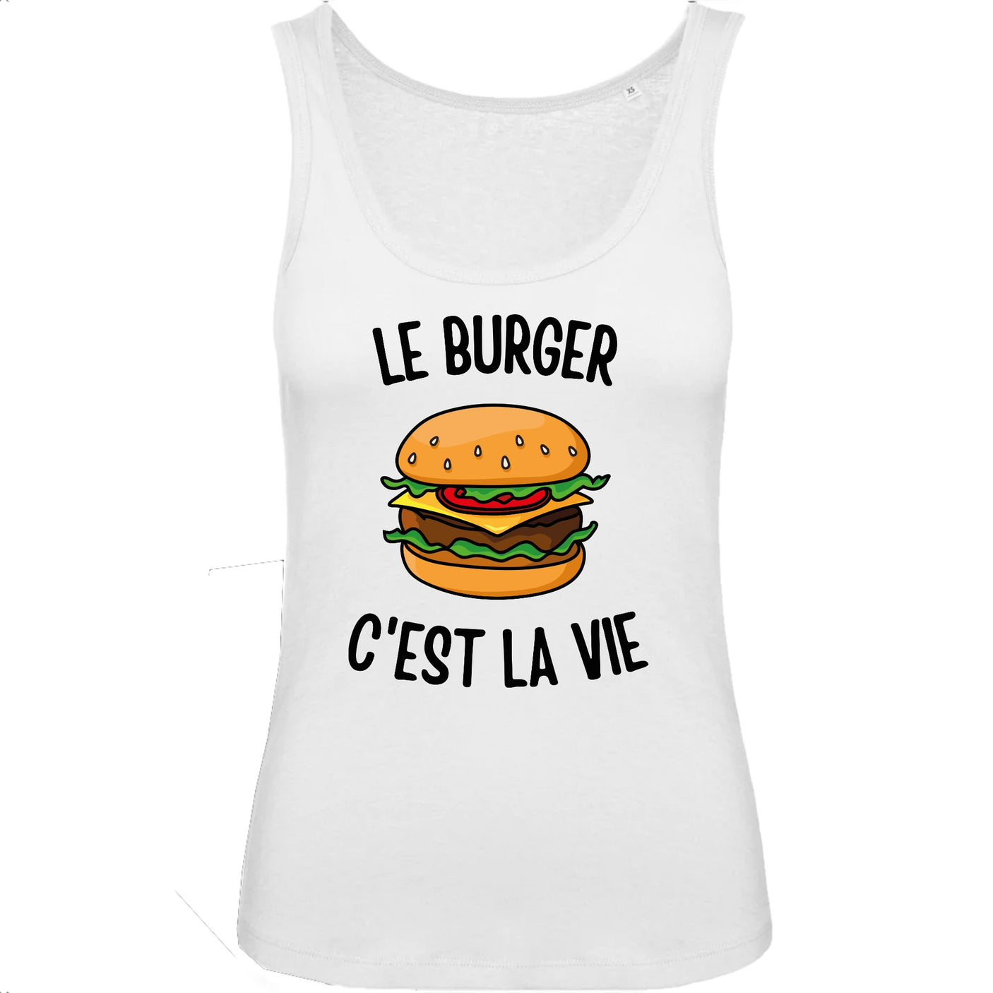 Débardeur Femme Le burger c'est la vie