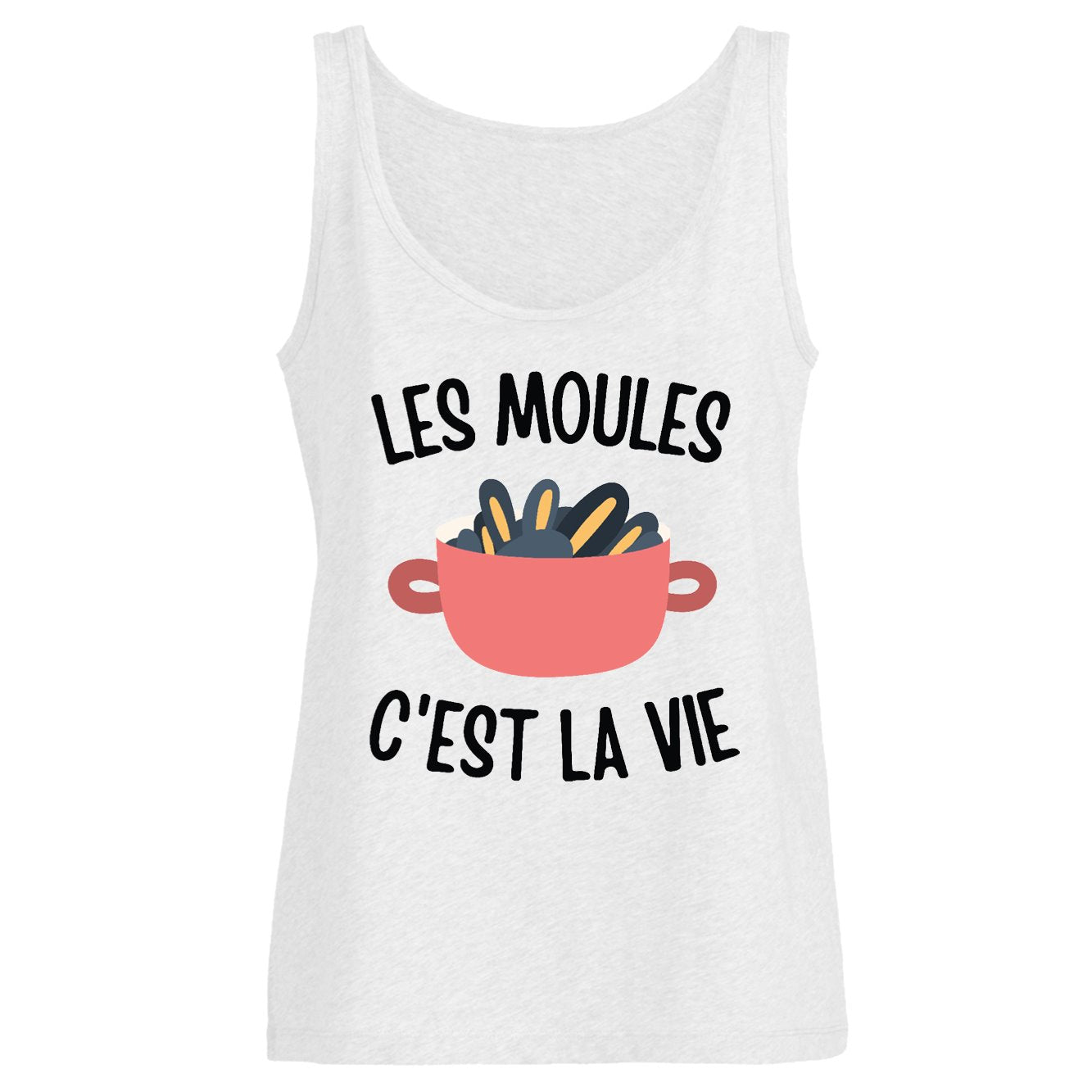 Débardeur Femme Les moules c'est la vie