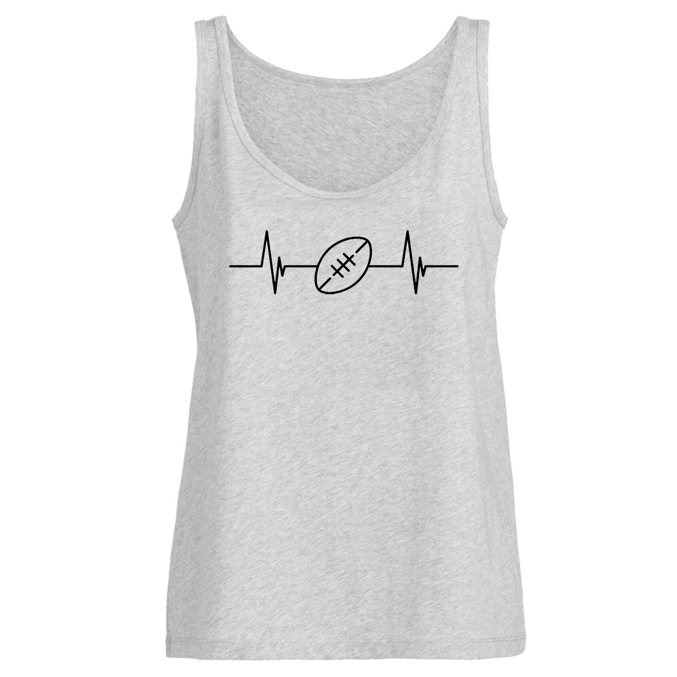 Débardeur Femme Rythme cardiaque rugby