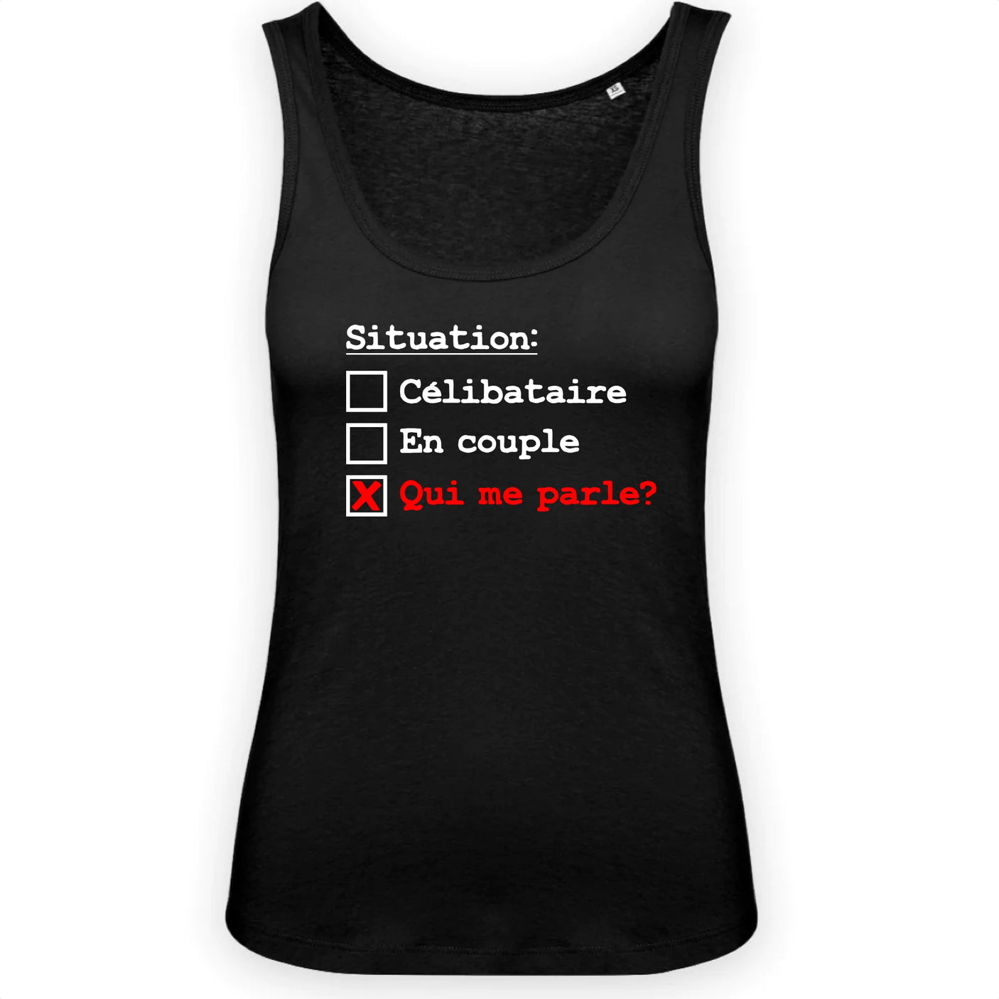 Débardeur Femme Situation célibataire