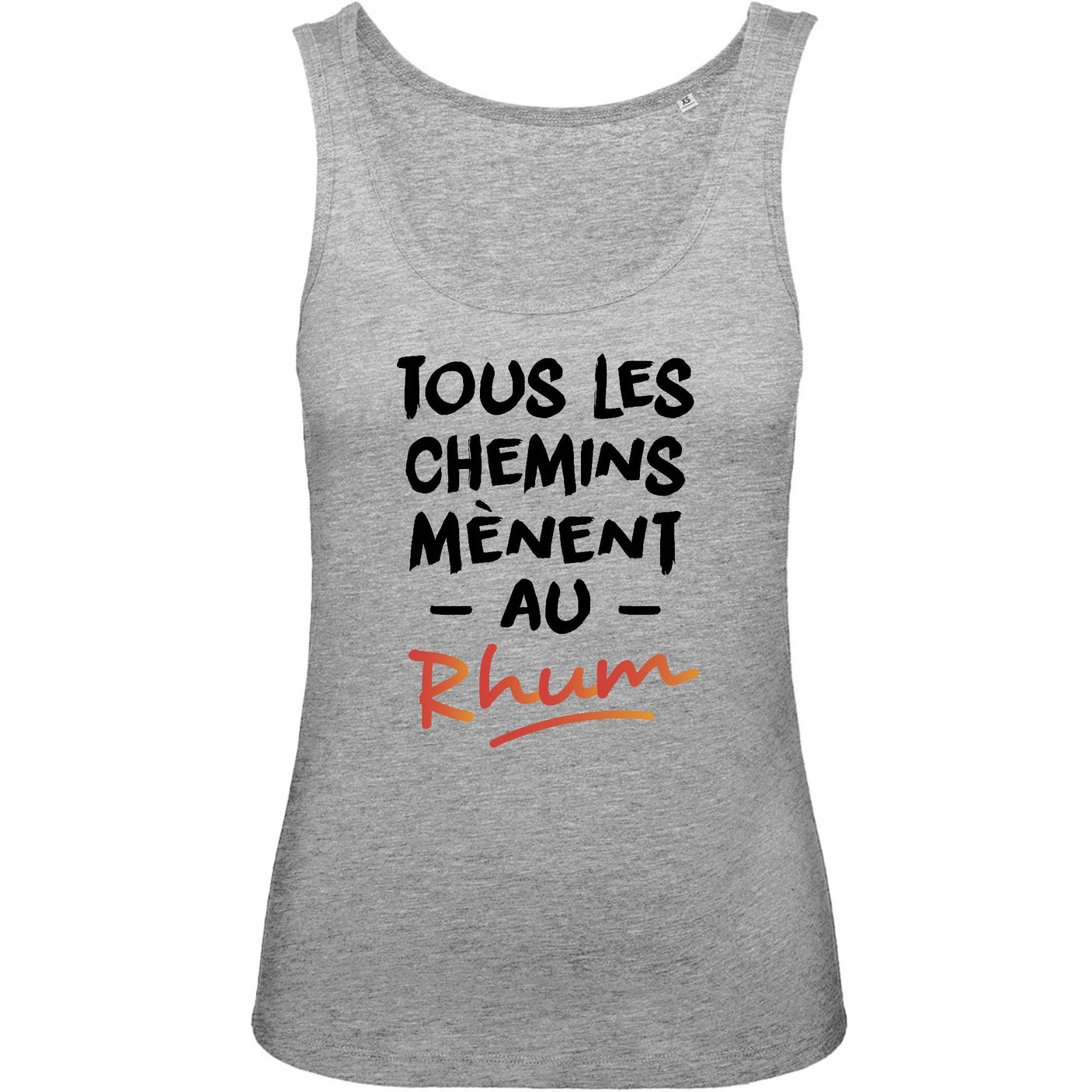 Débardeur Femme Tous les chemins mènent au Rhum