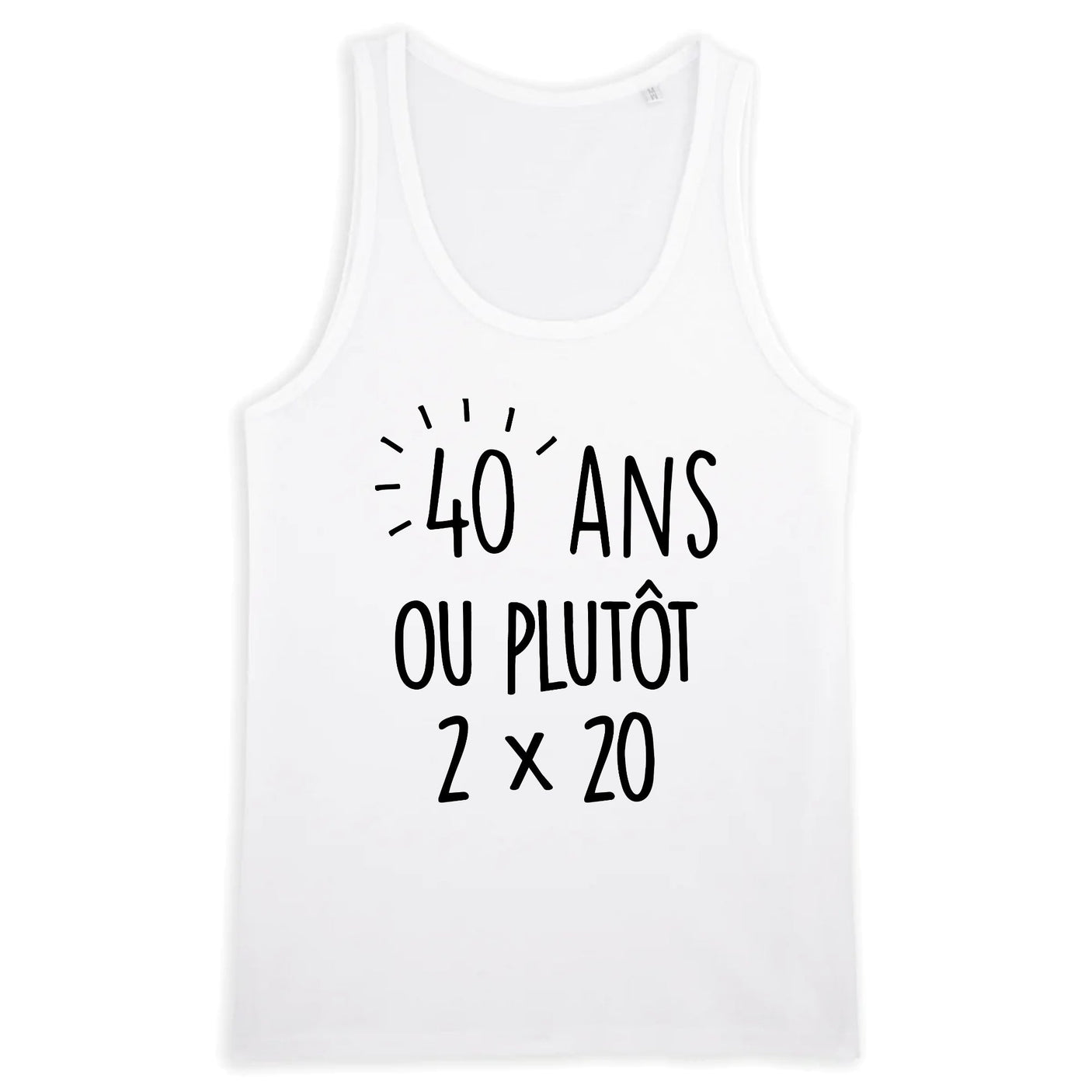 Débardeur Homme Anniversaire 40 ans