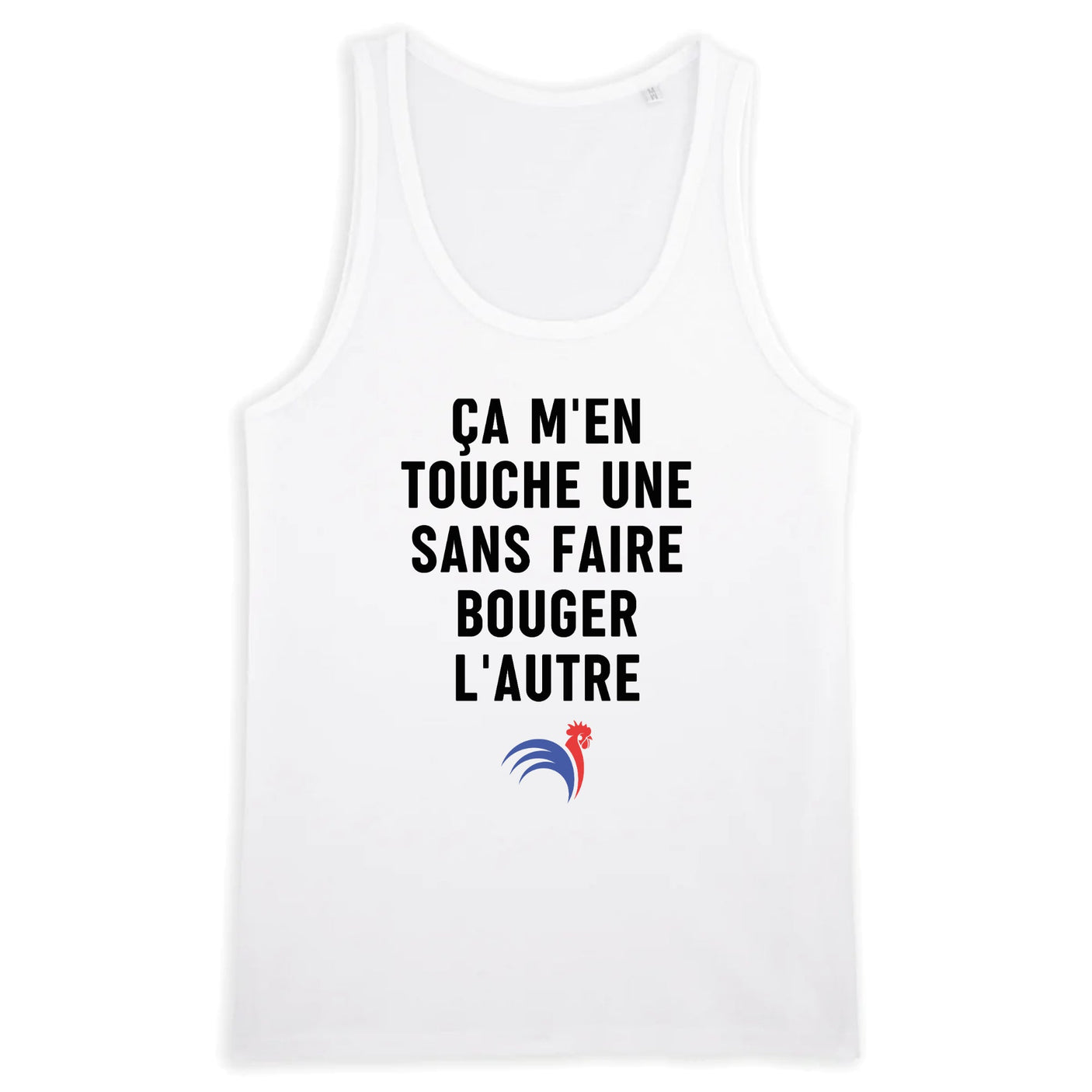 Débardeur Homme Ça m'en touche une sans faire bouger l'autre