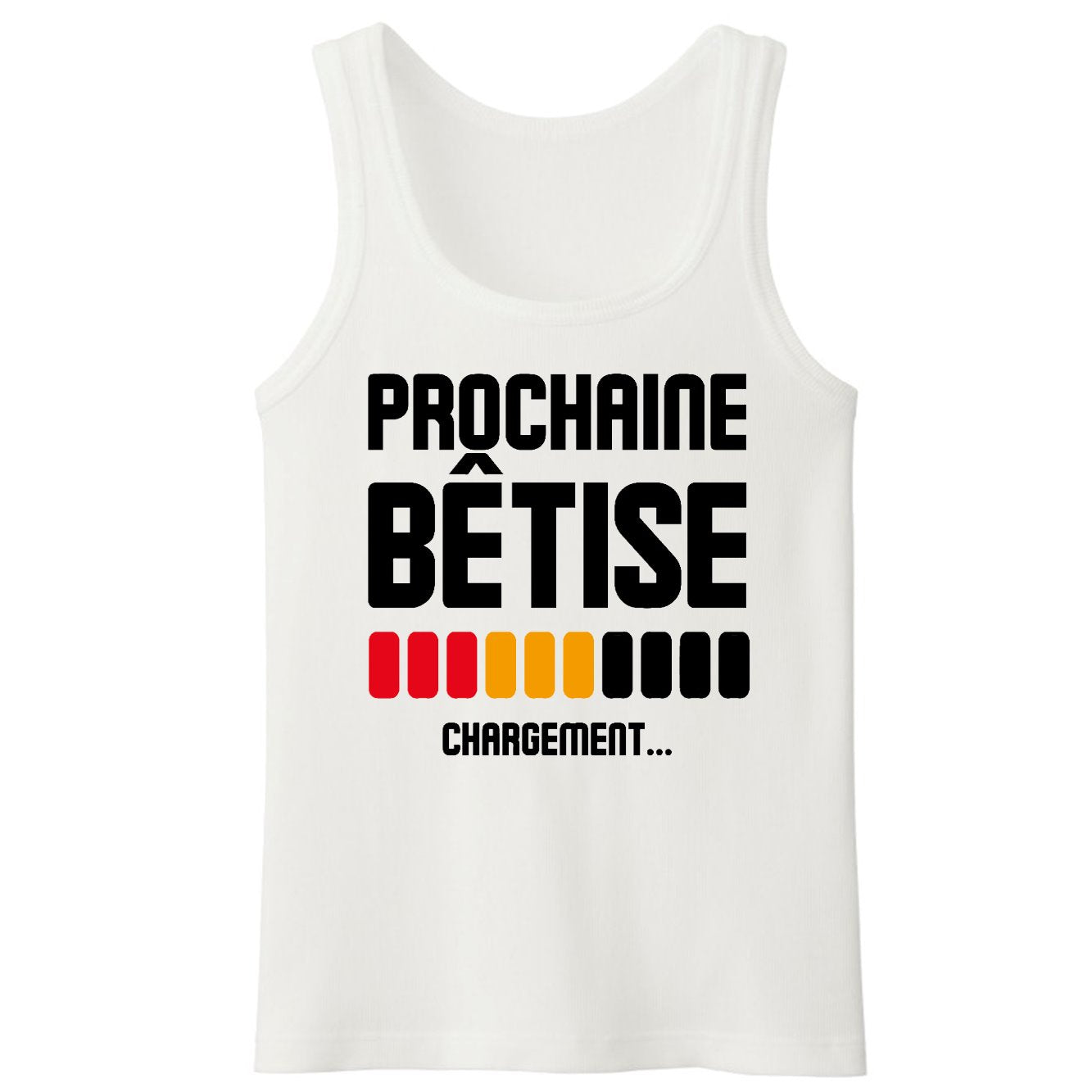 Débardeur Homme Chargement prochaine bêtise