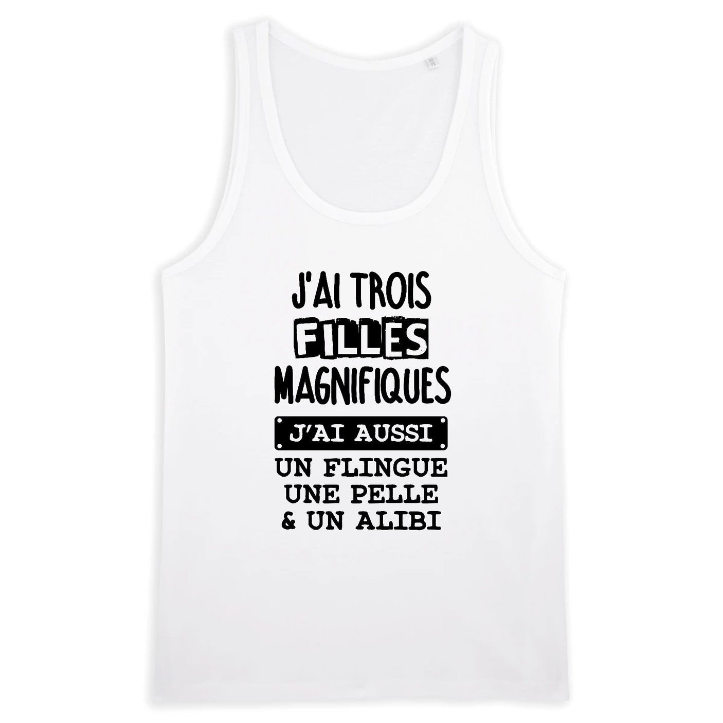 Débardeur Homme J'ai trois filles magnifiques