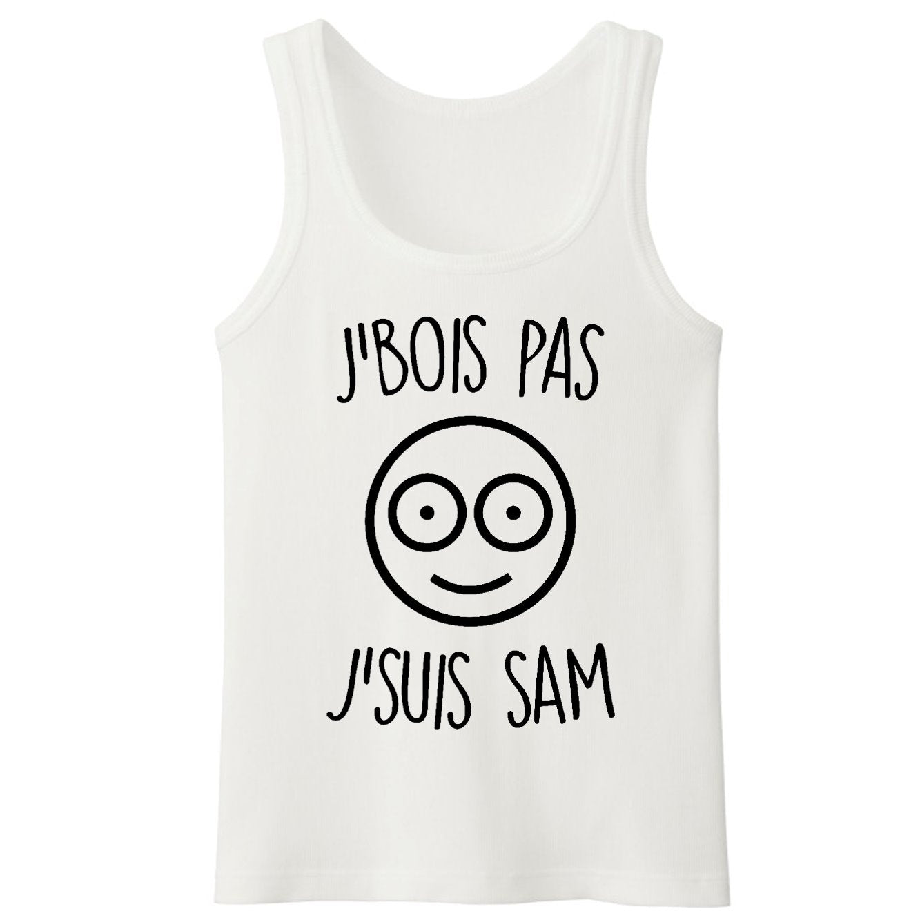 Débardeur Homme J'bois pas j'suis Sam