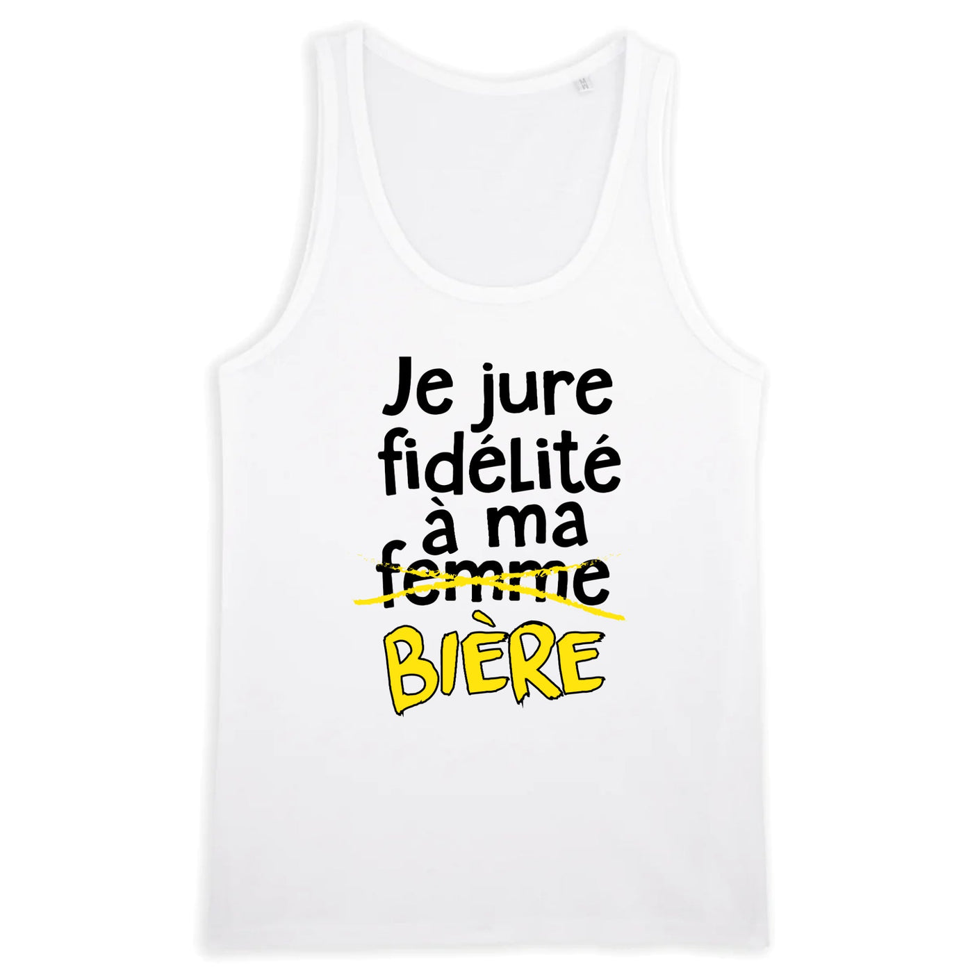 Débardeur Homme Je jure fidélité à ma bière