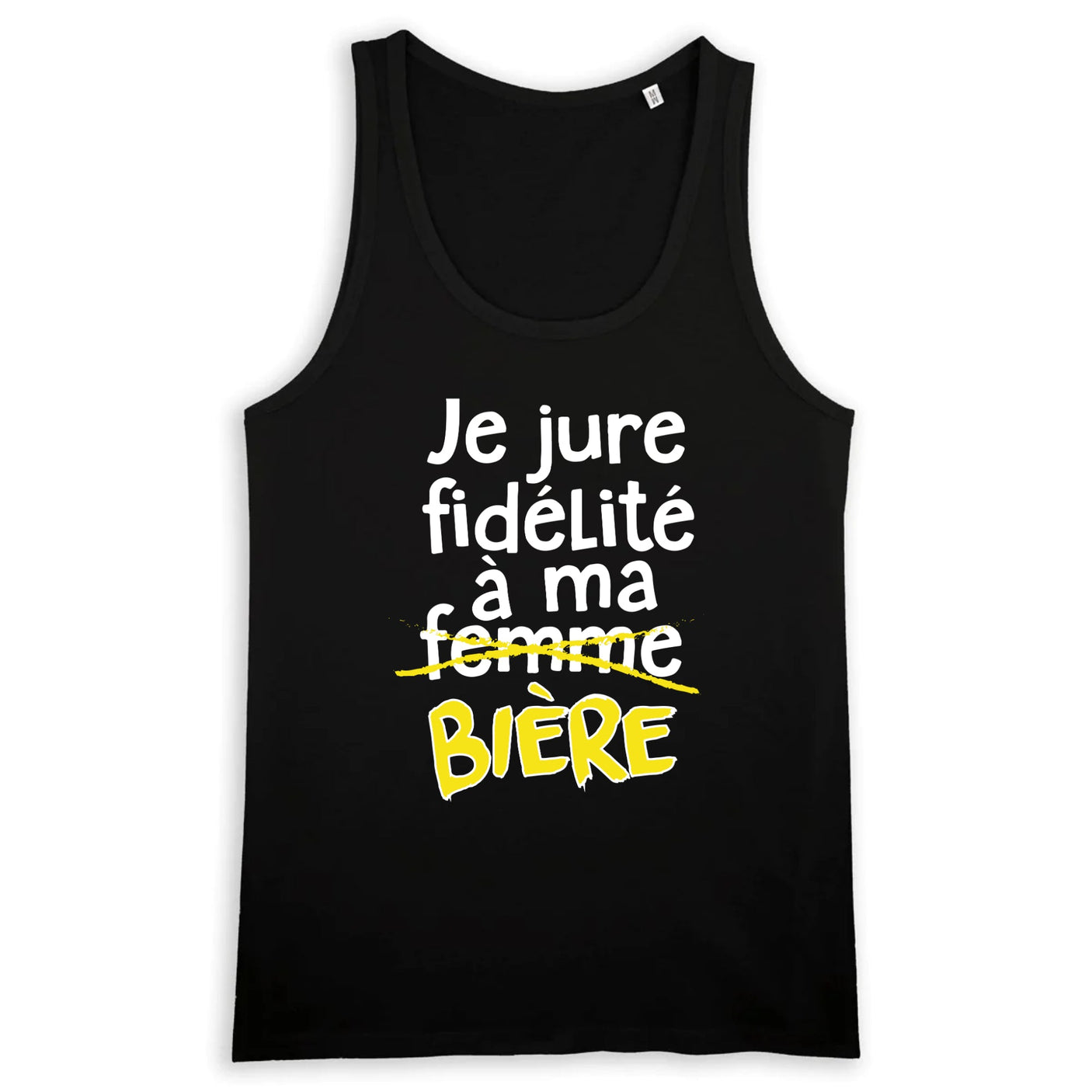 Débardeur Homme Je jure fidélité à ma bière