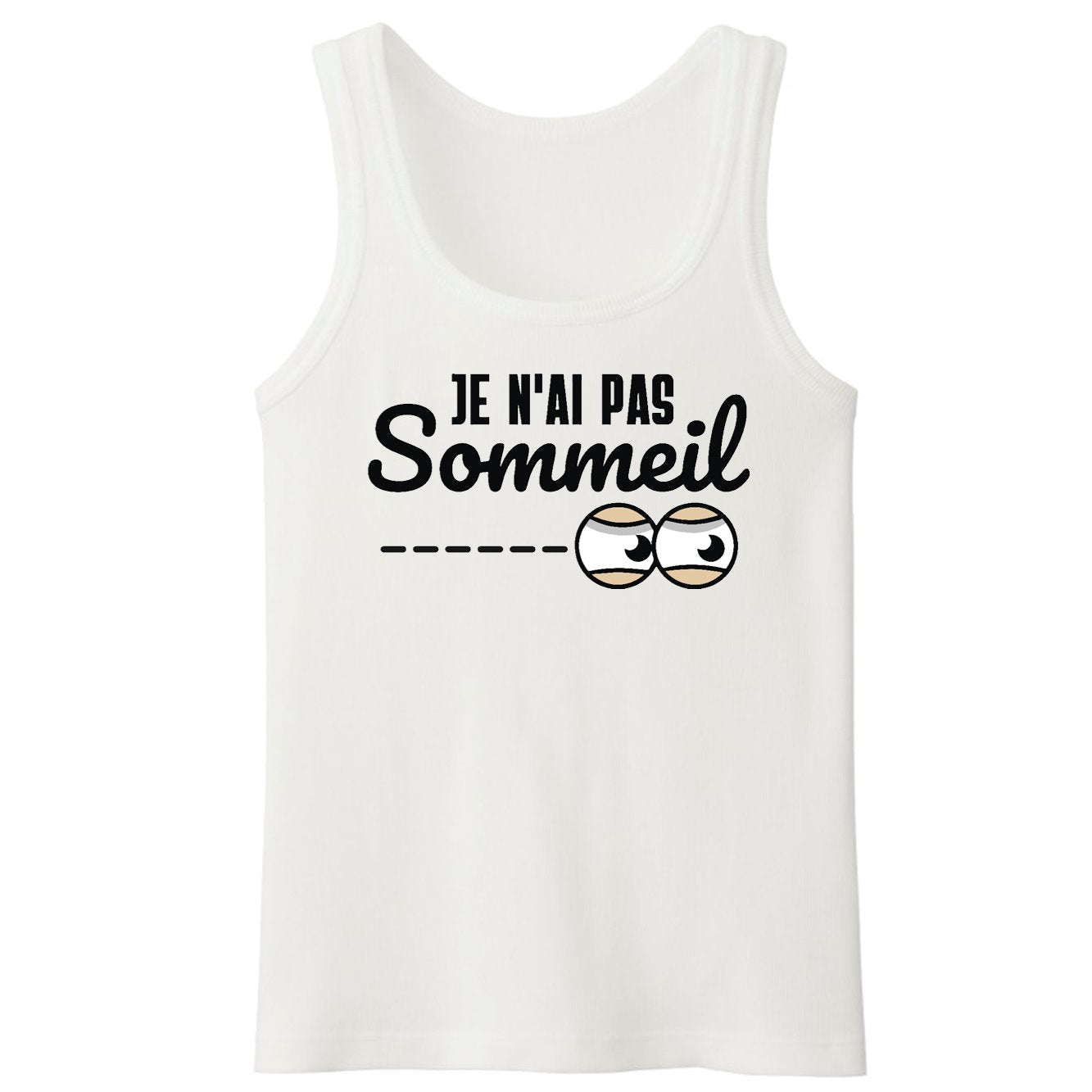 Débardeur Homme Je n'ai pas sommeil