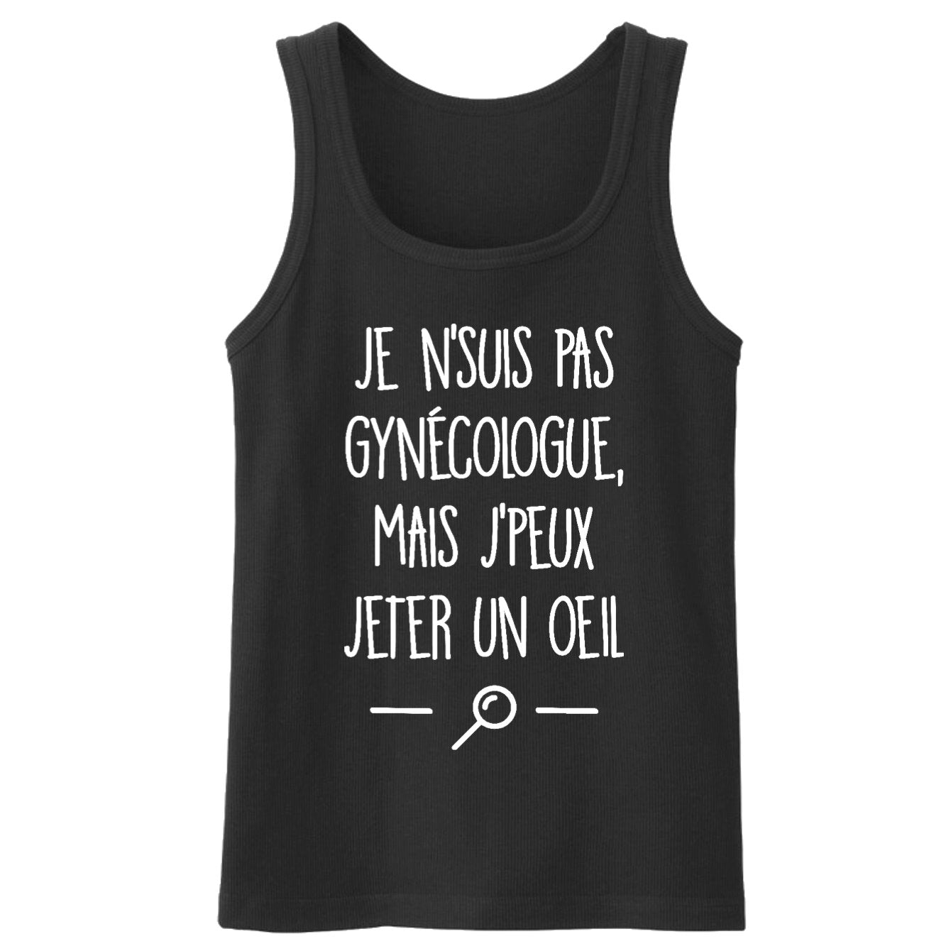 Débardeur Homme Je ne suis pas gynécologue