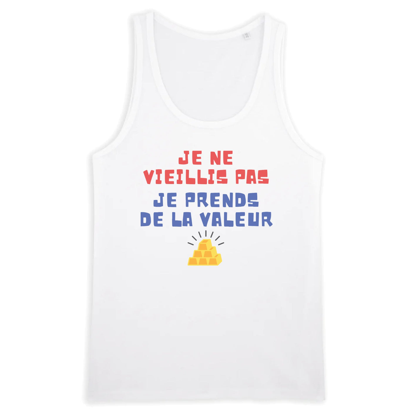 Débardeur Homme Je ne vieillis pas je prends de la valeur