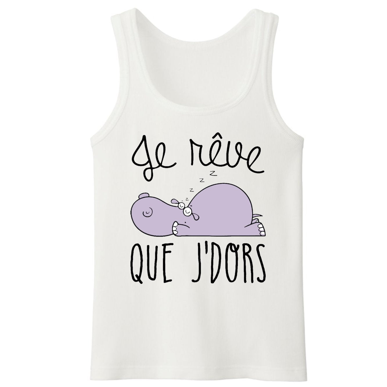 Débardeur Homme Je rêve que je dors