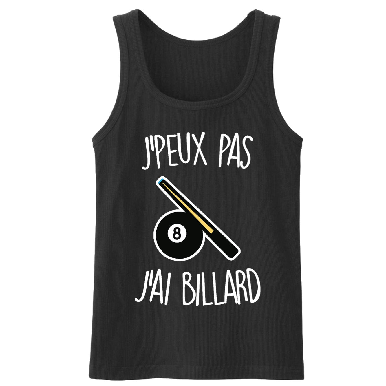 Débardeur Homme J'peux pas j'ai billard