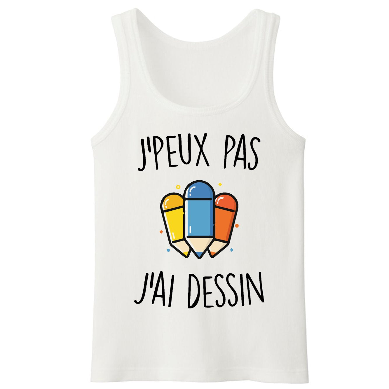 Débardeur Homme J'peux pas j'ai dessin