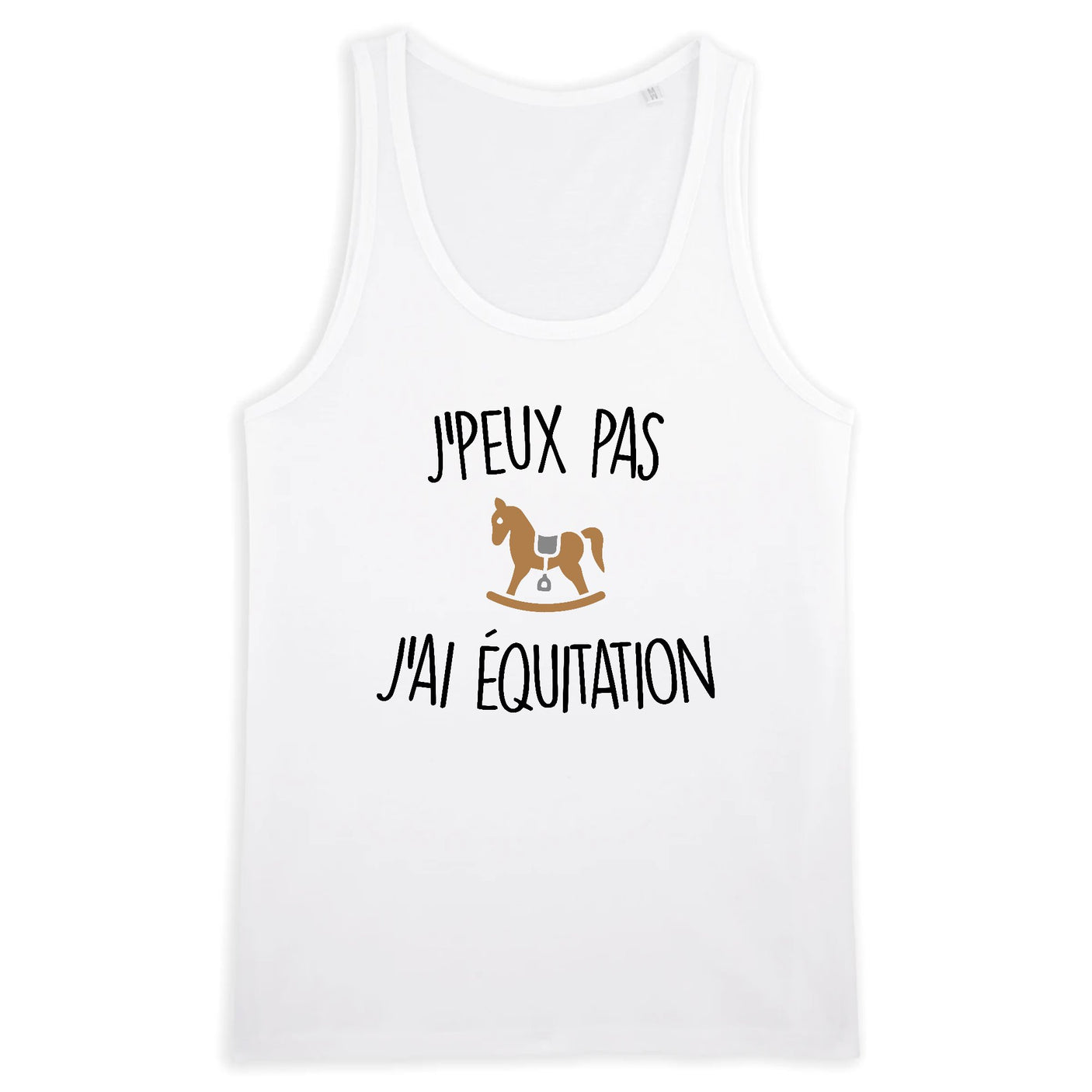 Débardeur Homme J'peux pas j'ai équitation