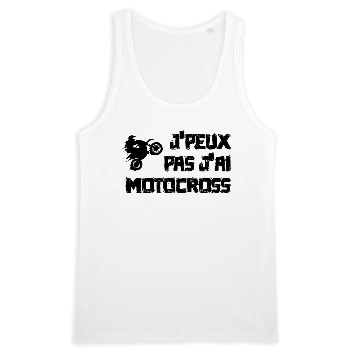 Débardeur Homme J'peux pas j'ai motocross