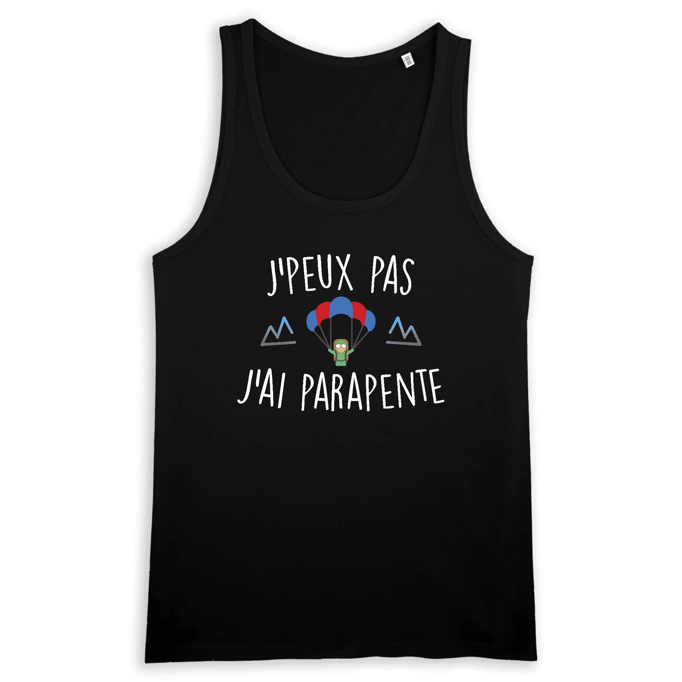 Débardeur Homme J'peux pas j'ai parapente