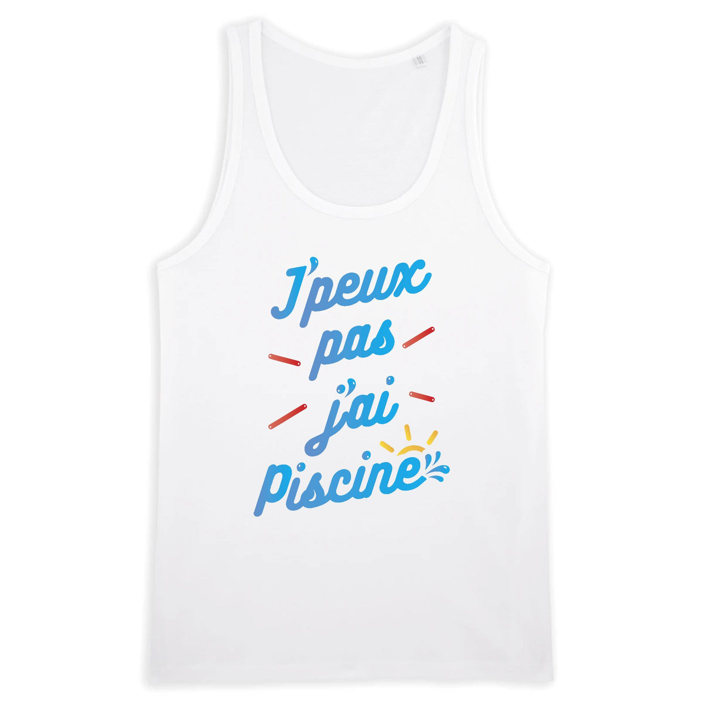 Débardeur Homme J'peux pas j'ai piscine