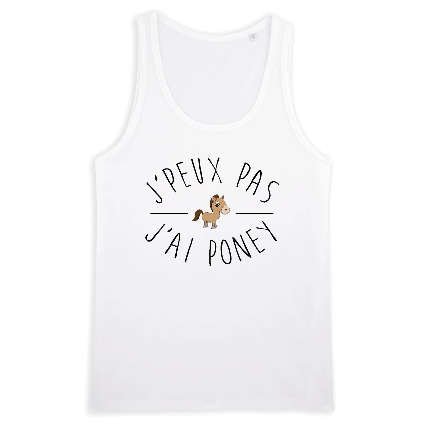 Débardeur Homme J'peux pas j'ai poney