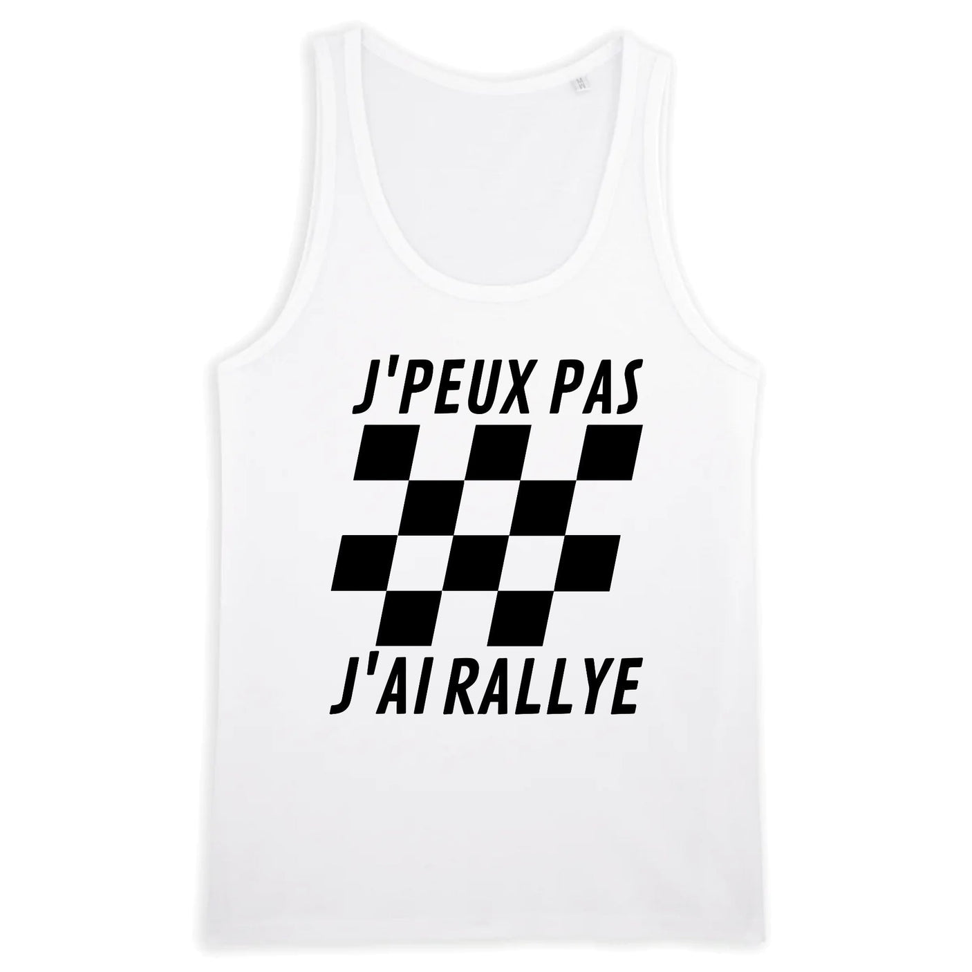 Débardeur Homme J'peux pas j'ai rallye