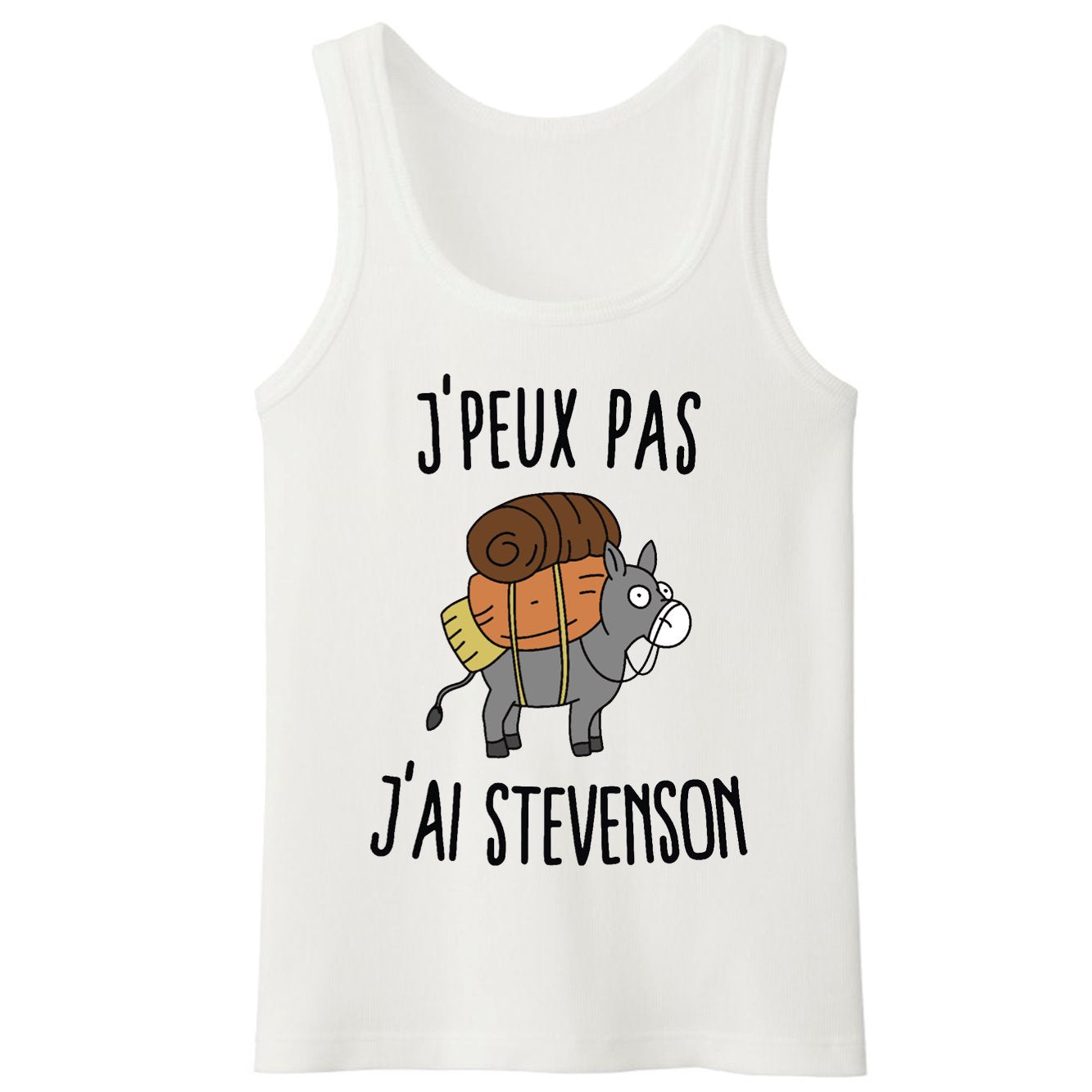 Débardeur Homme J'peux pas j'ai Stevenson