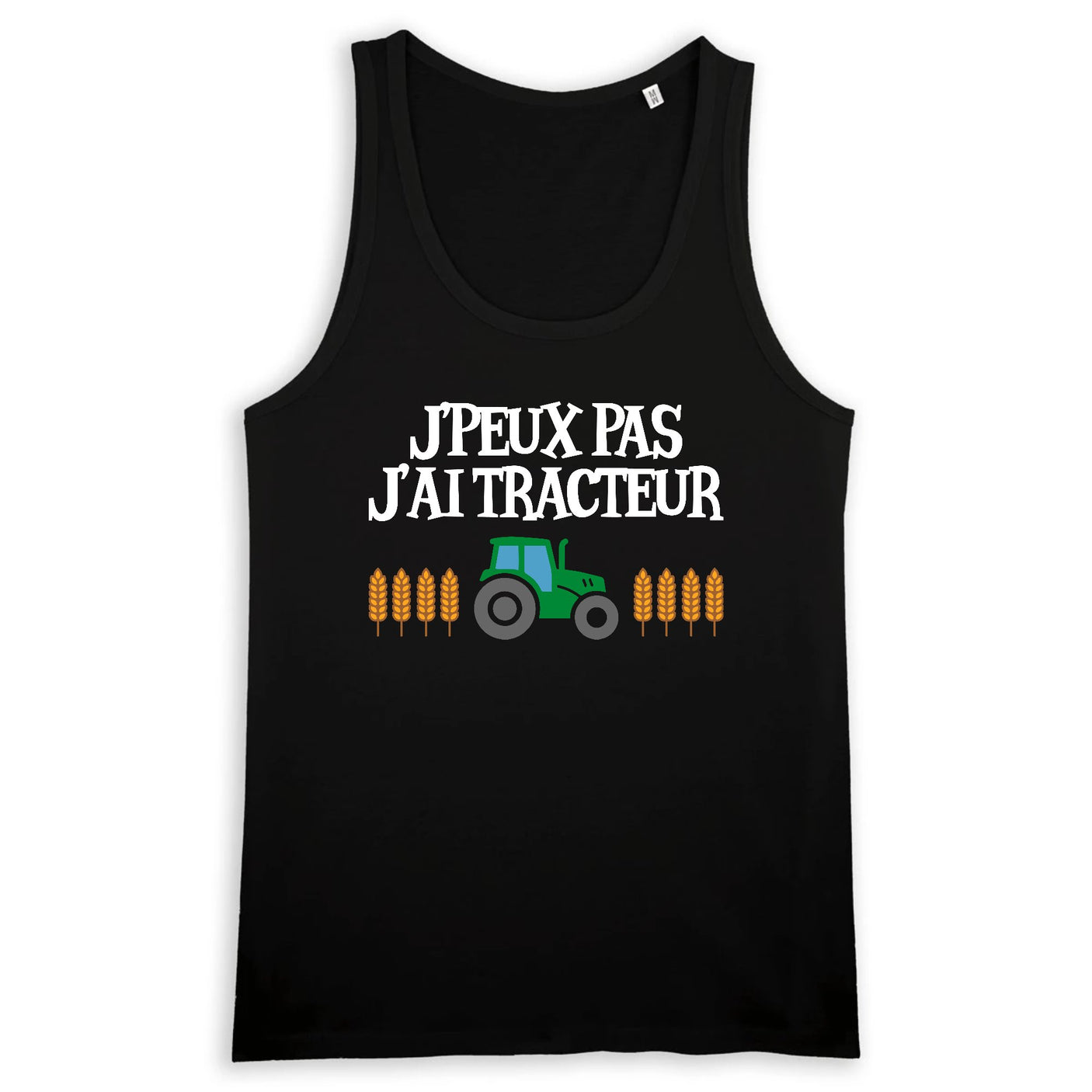 Débardeur Homme J'peux pas j'ai tracteur