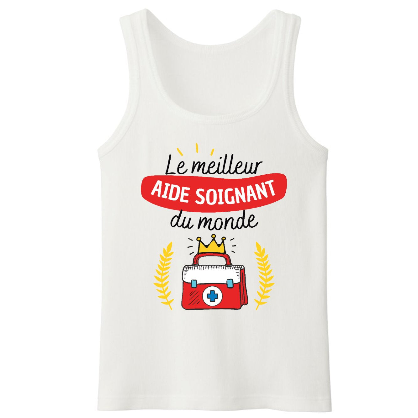 Débardeur Homme Le meilleur aide soignant du monde