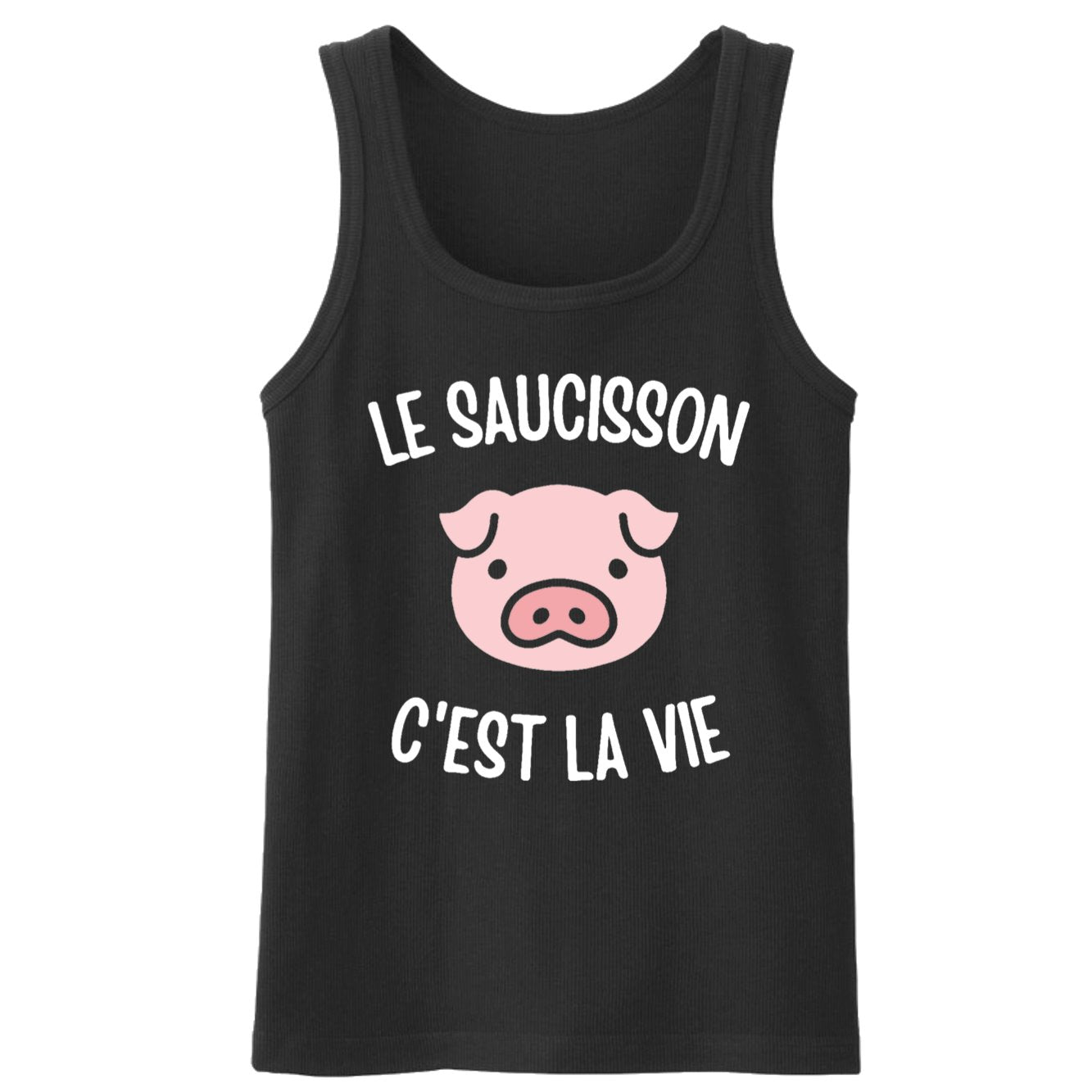 Débardeur Homme Le saucisson c'est la vie
