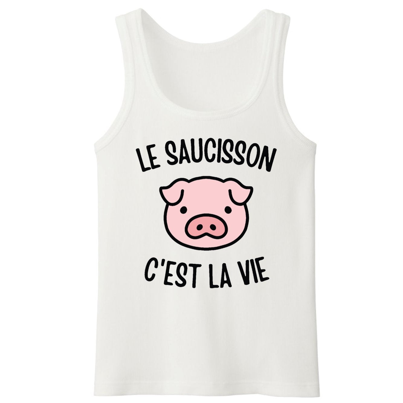Débardeur Homme Le saucisson c'est la vie