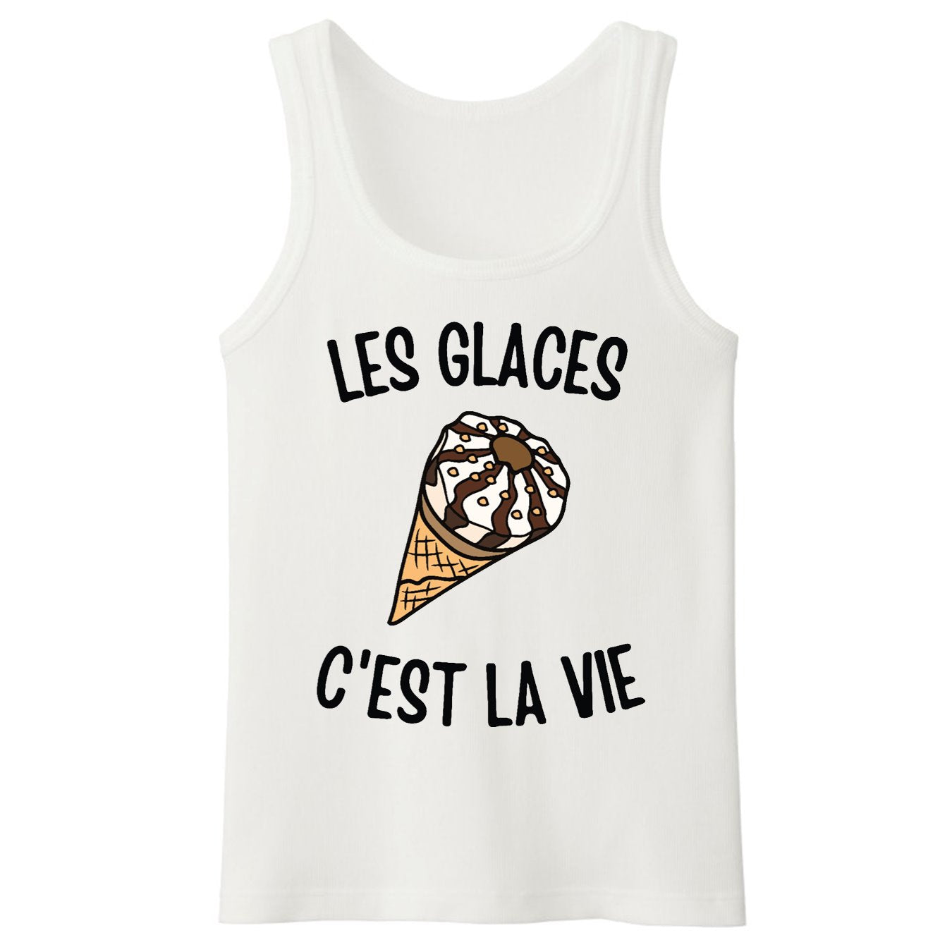 Débardeur Homme Les glaces c'est la vie