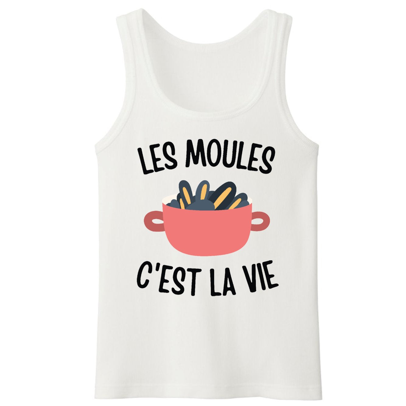 Débardeur Homme Les moules c'est la vie
