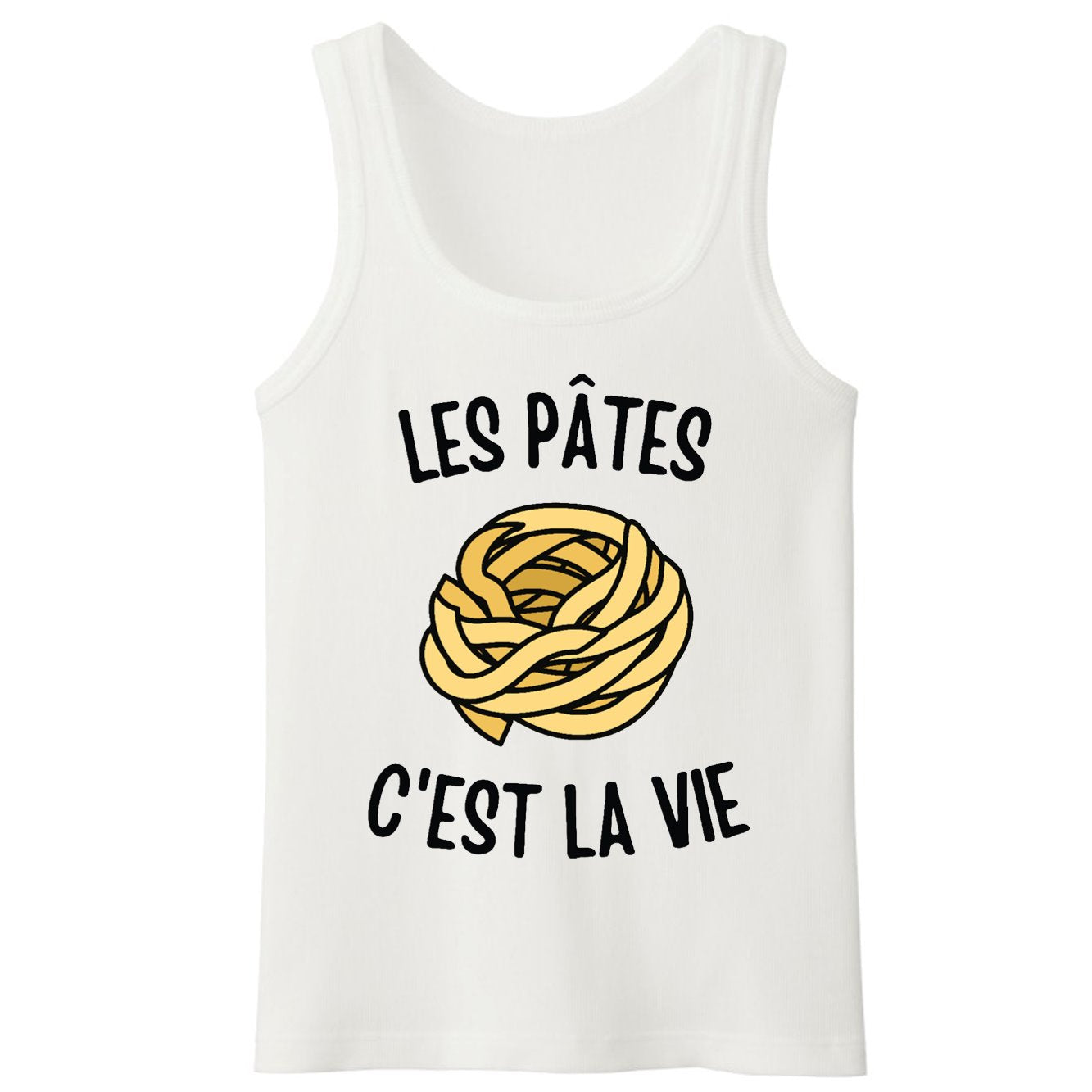Débardeur Homme Les pâtes c'est la vie