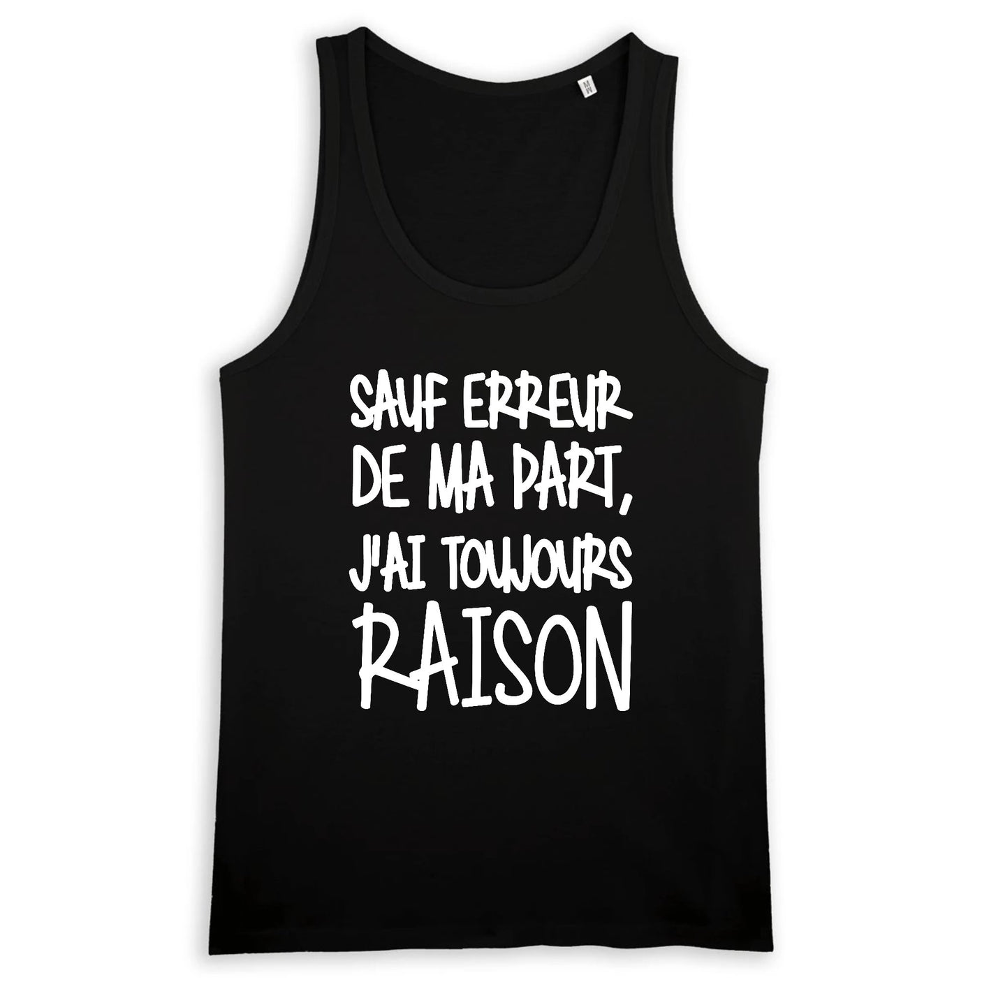 Débardeur Homme Sauf erreur j'ai raison