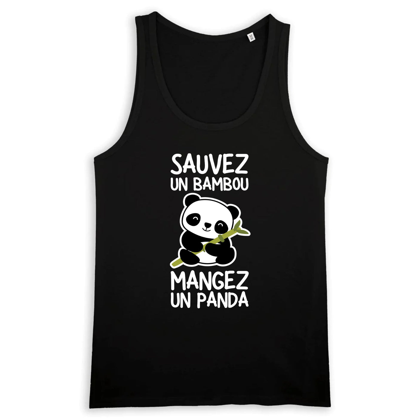 Débardeur Homme Sauvez un bambou, mangez un panda