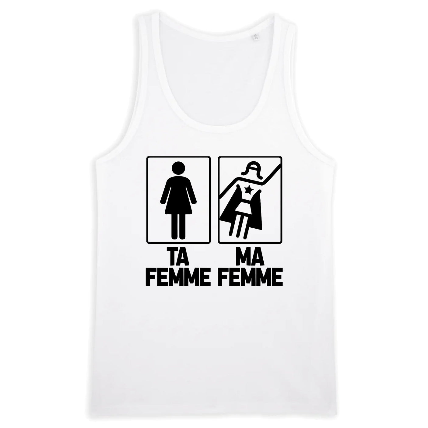 Débardeur Homme Ta femme ma femme