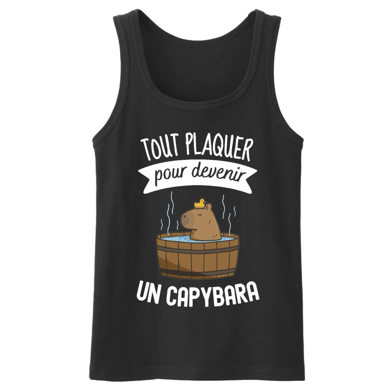 Débardeur Homme Tout plaquer pour devenir un capybara