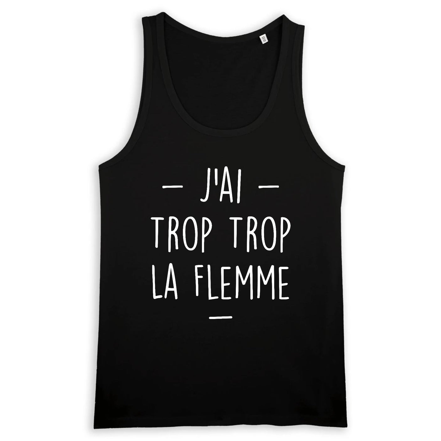 Débardeur Homme Trop la flemme