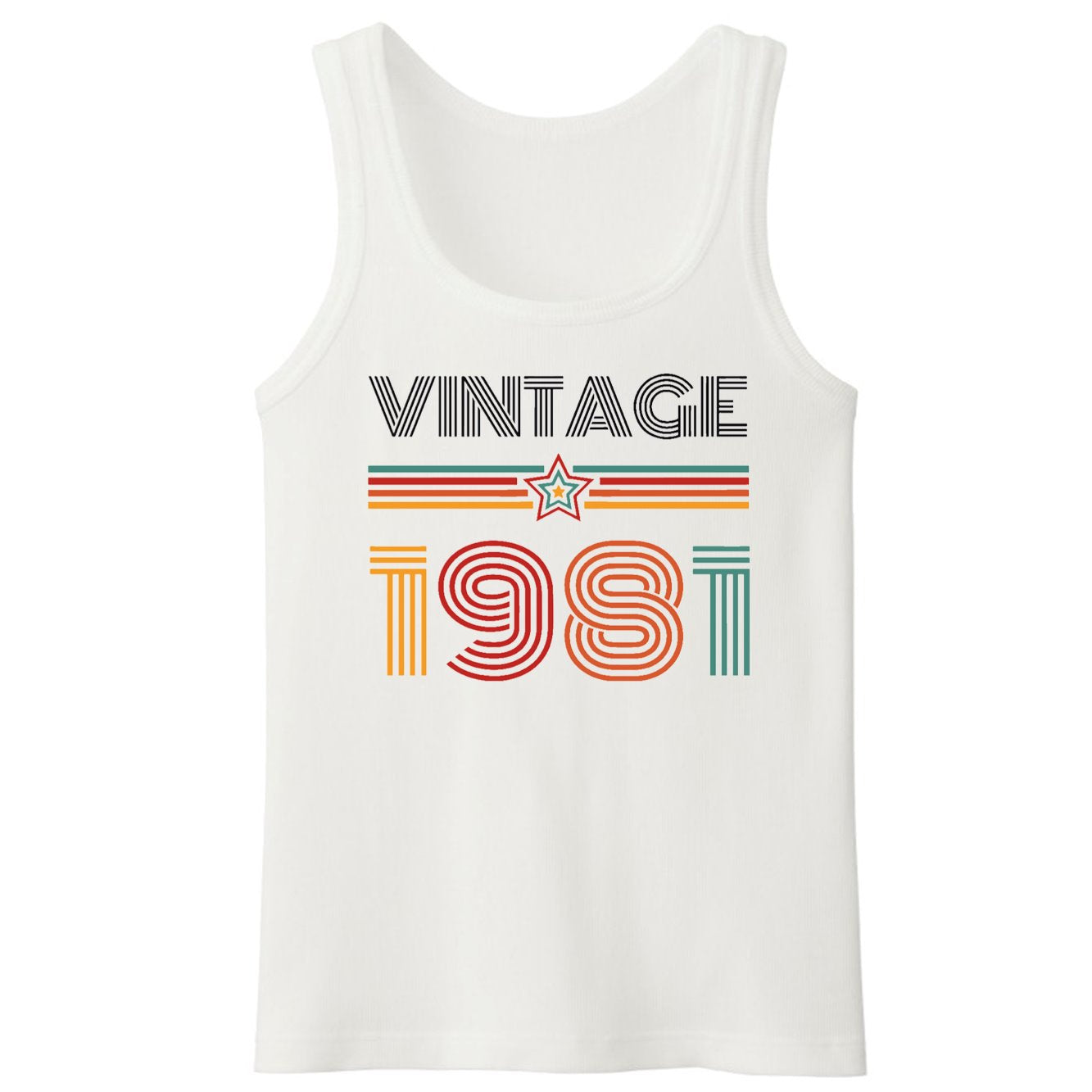 Débardeur Homme Vintage année 1981