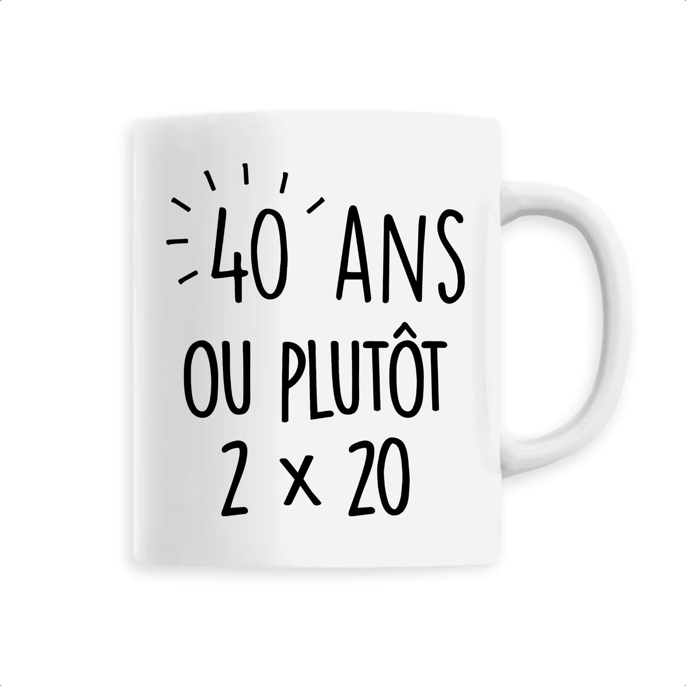 Mug Anniversaire 40 ans