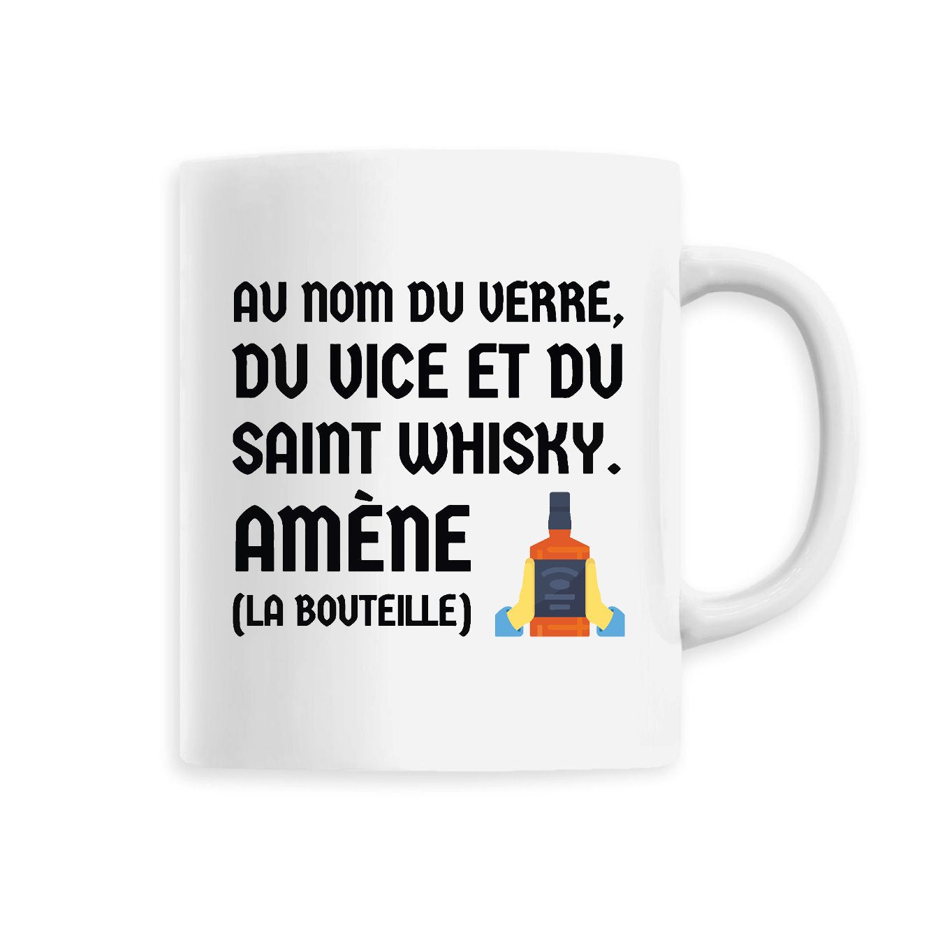 Mug Au nom du verre du vice et du saint whisky