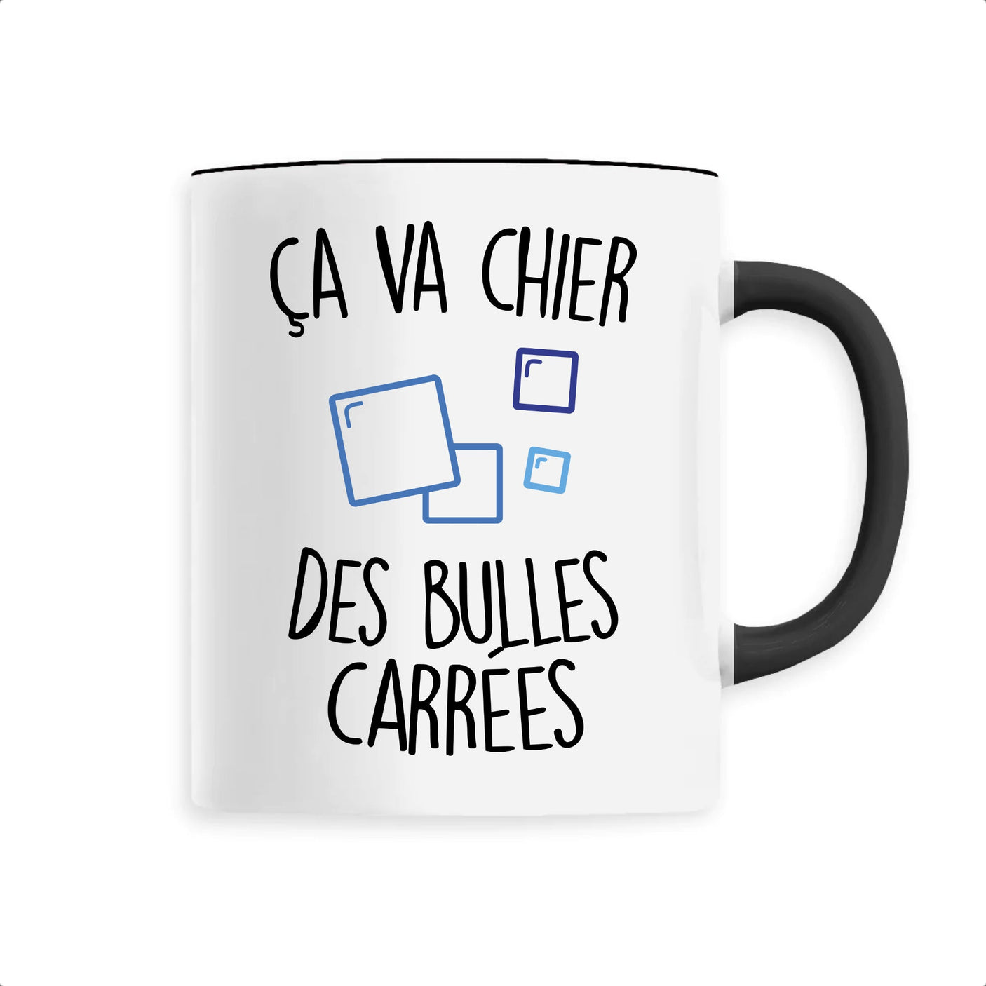 Mug Ça va chier des bulles carrées
